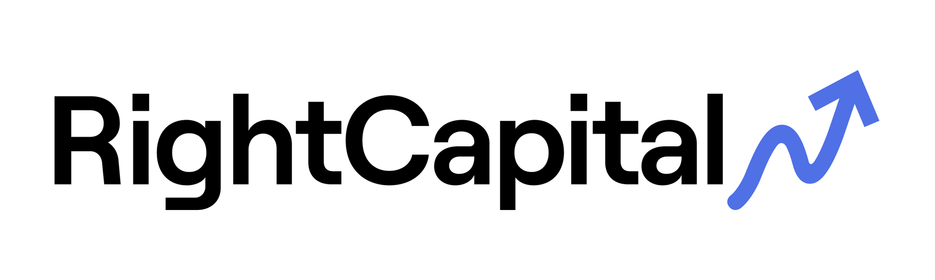 The right capital logo has a blue arrow pointing up.