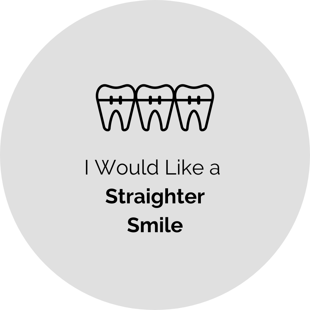 Straighter smile link
