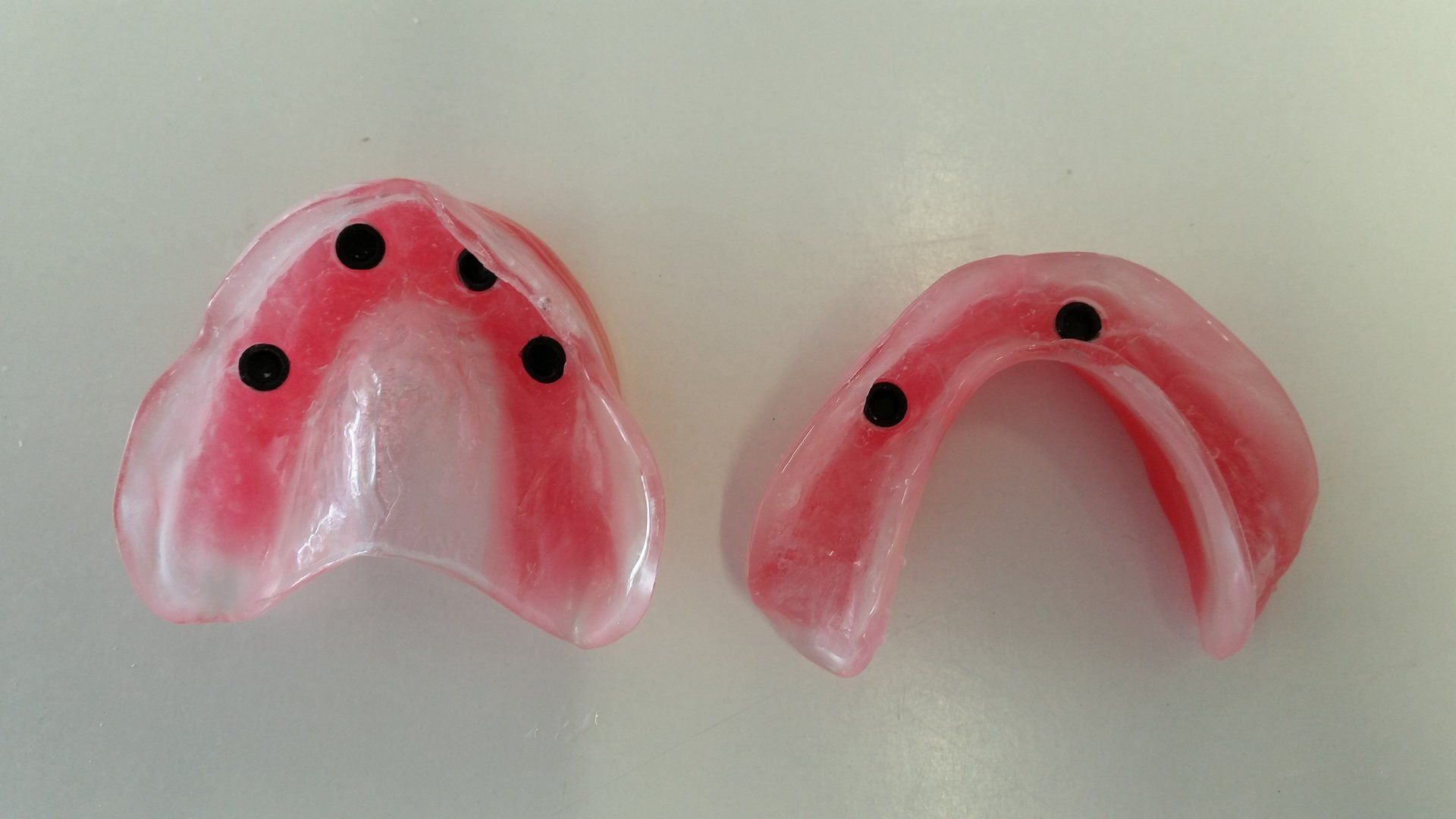 trays for creating dentures