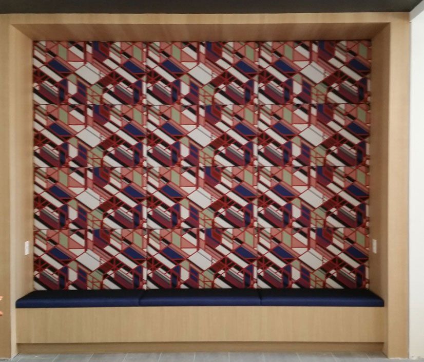 recessed wall seating, CU Design Dallas