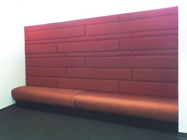 High wall banquette seating CU Design Dallas
