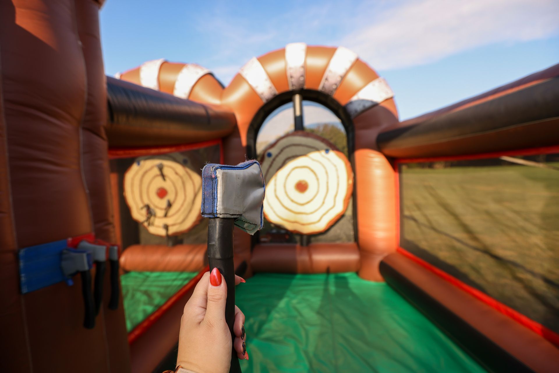 Inflatable Axe Throwing