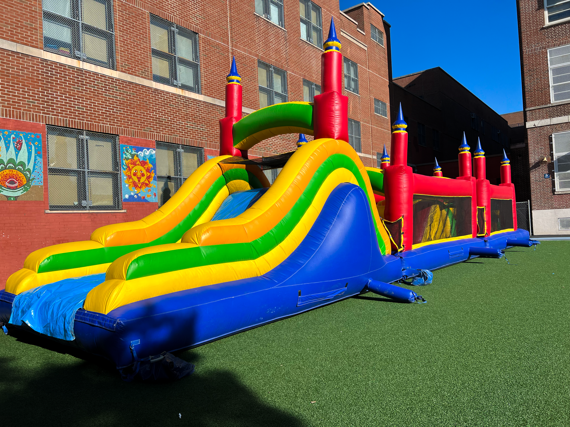 Giant Inflatable Obstacle course