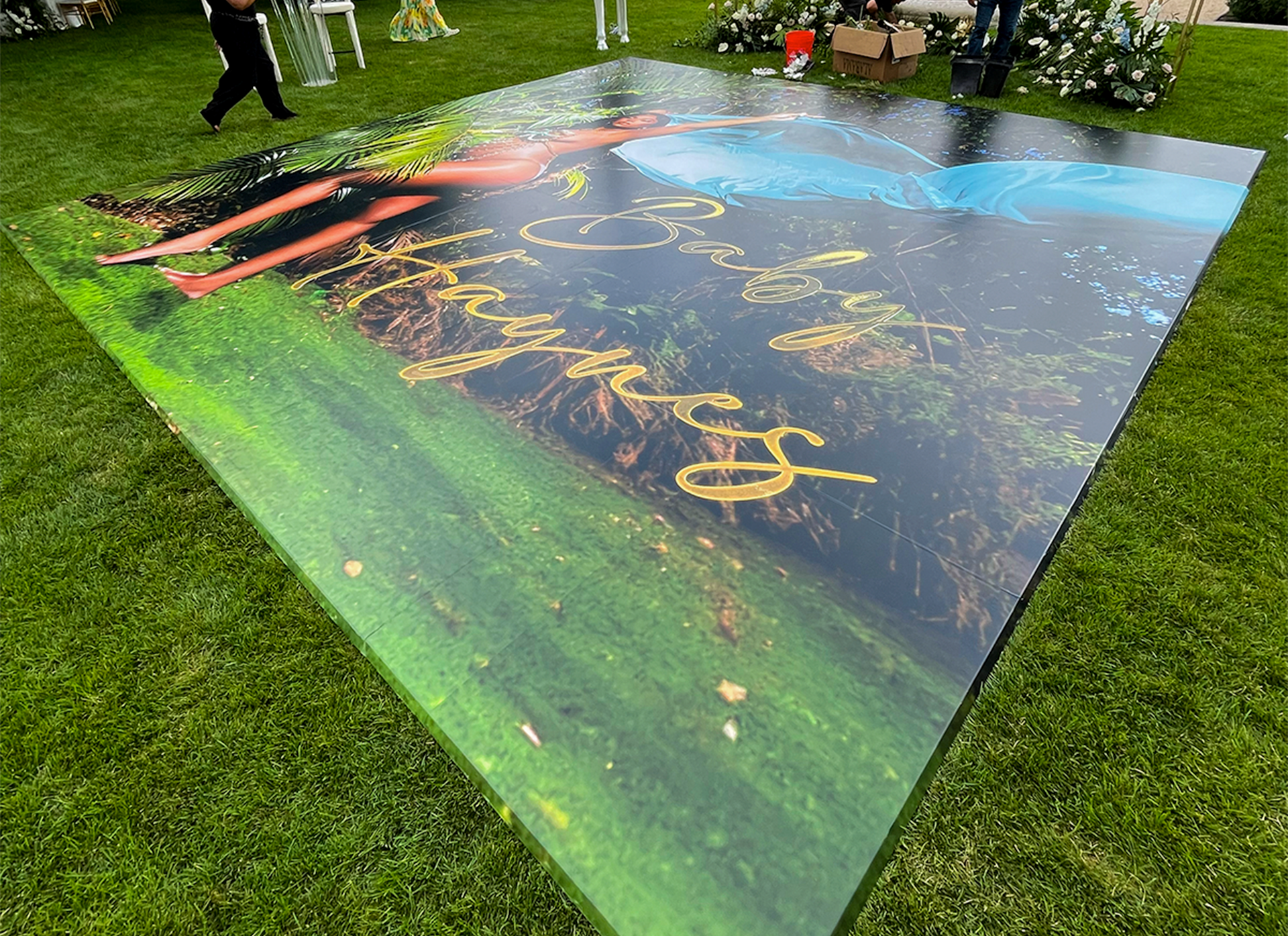 Ashanti Custom Wrapped Dance Floor 