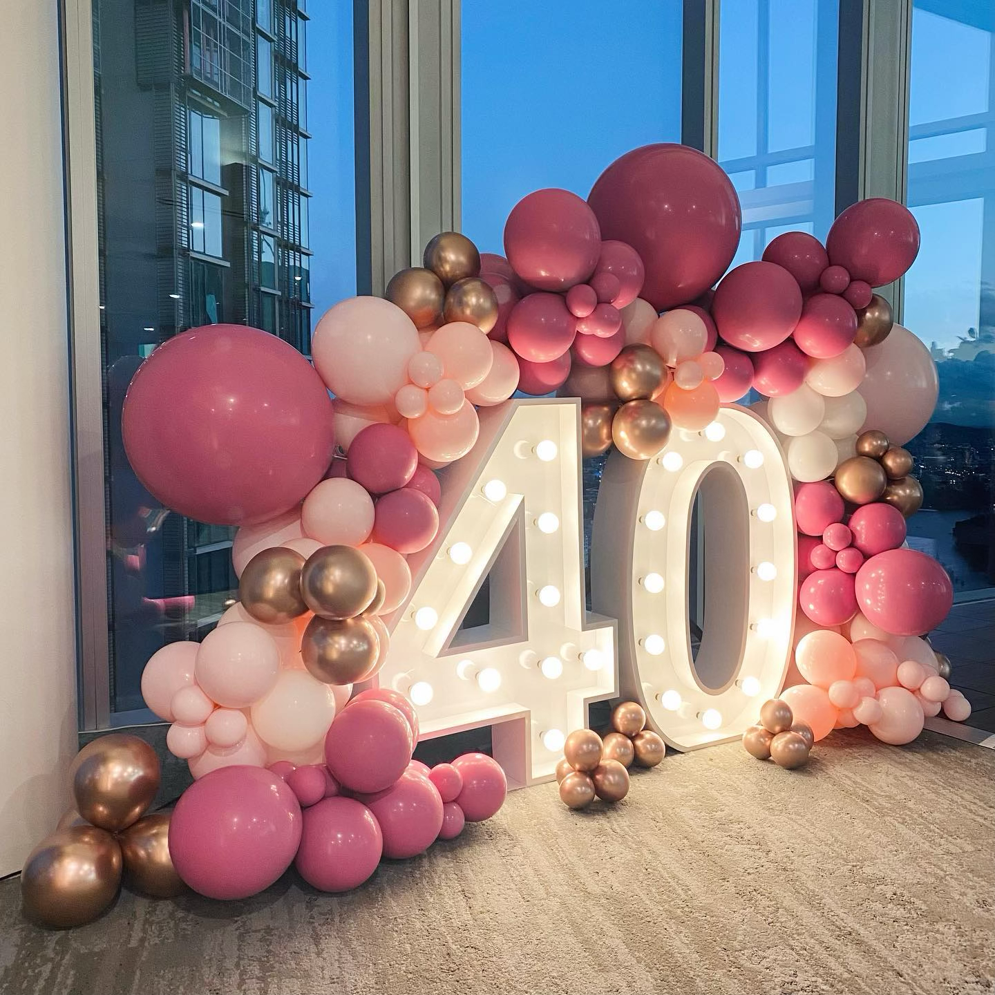 Balloon Decor and Marquee Letters