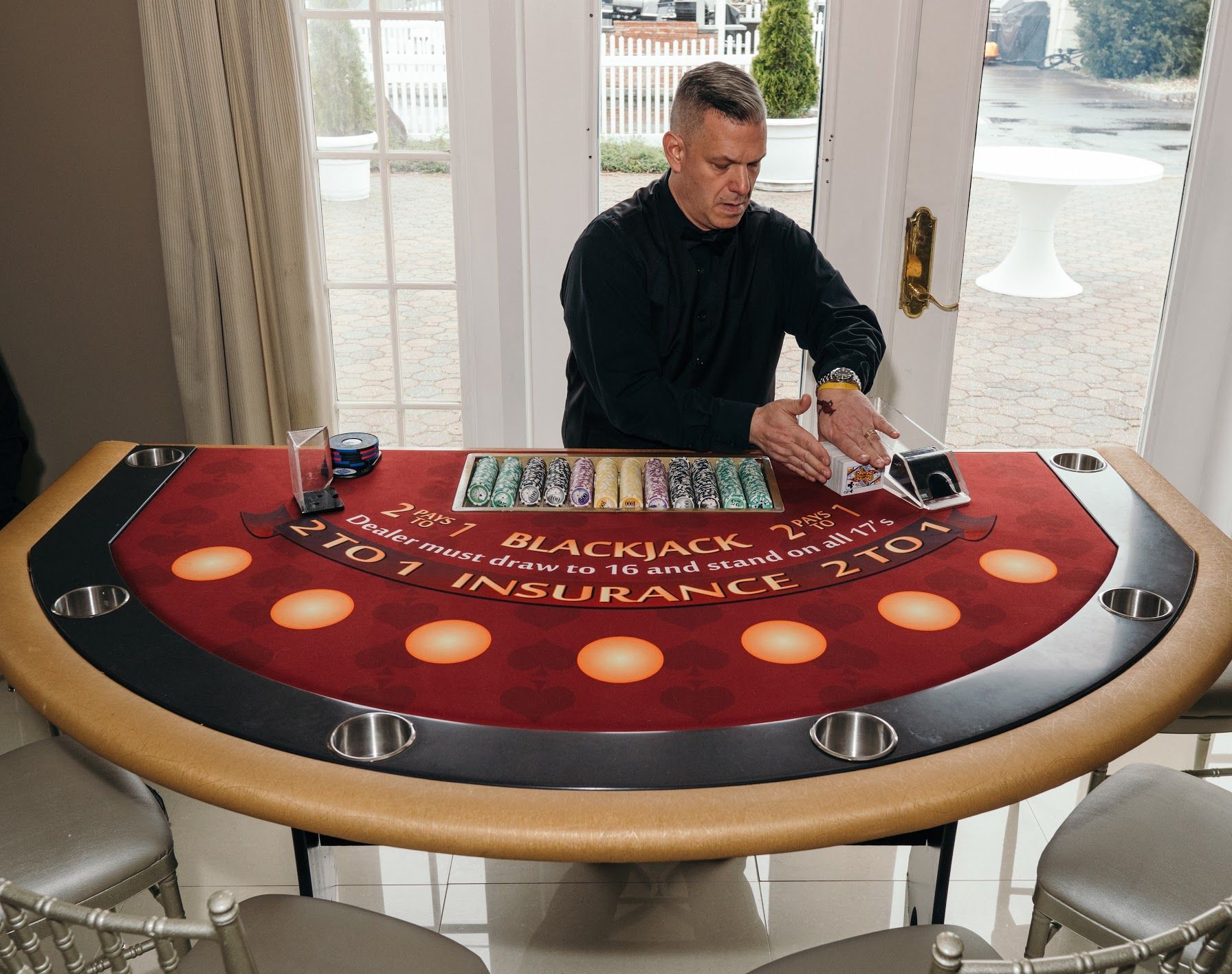 Blackjack Table Rental