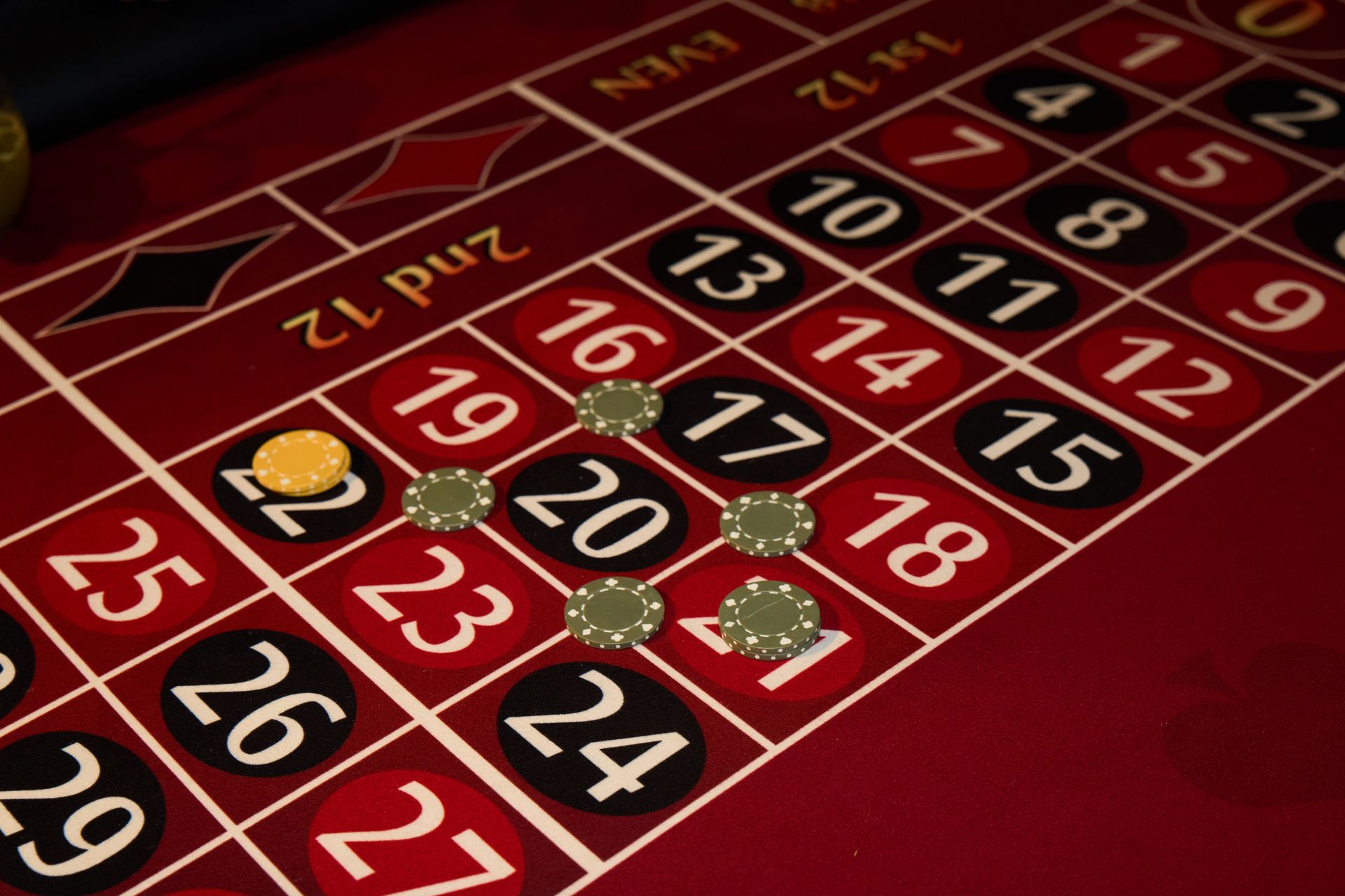 Casino table rental