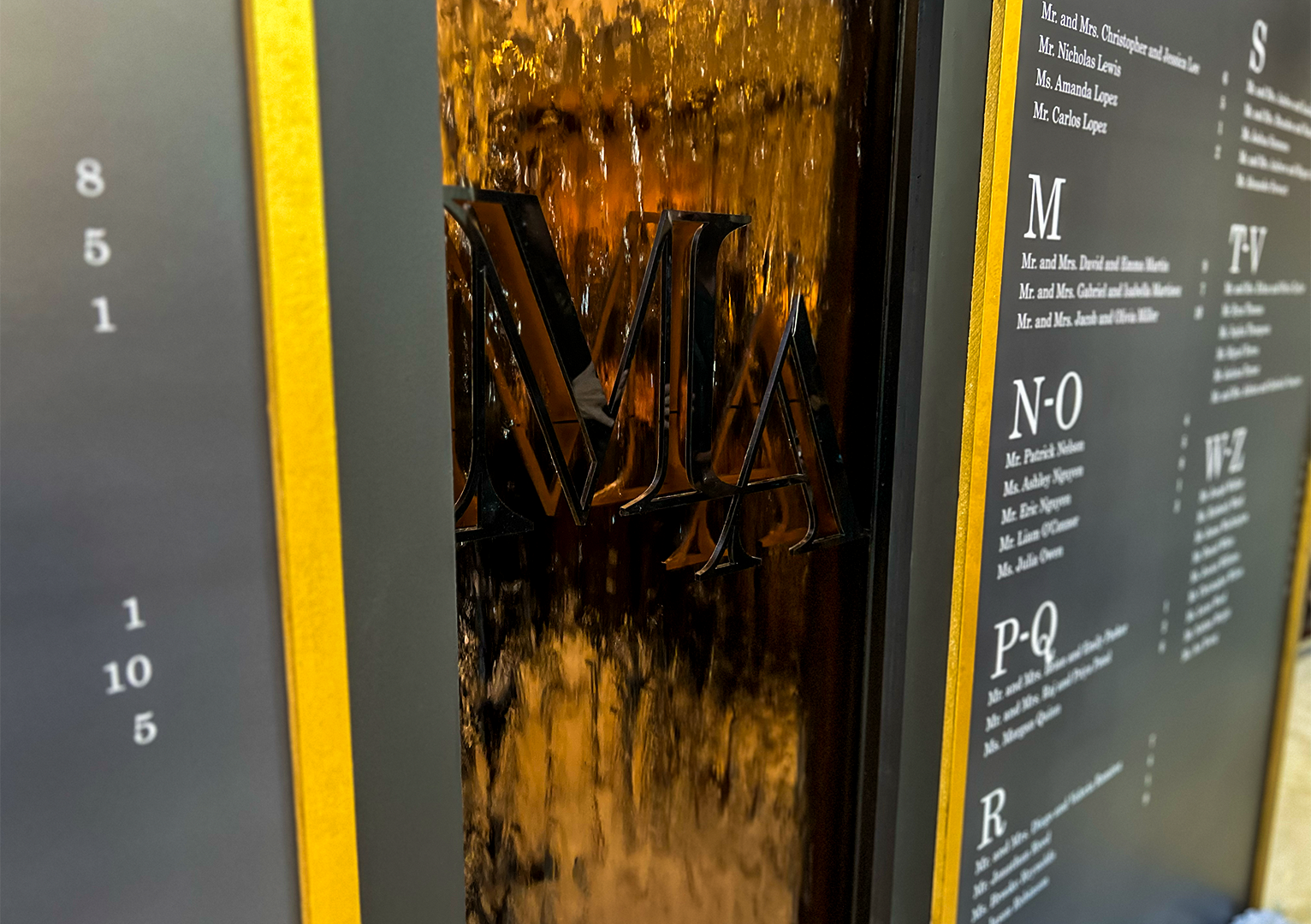 Custom Wedding Seating Chart