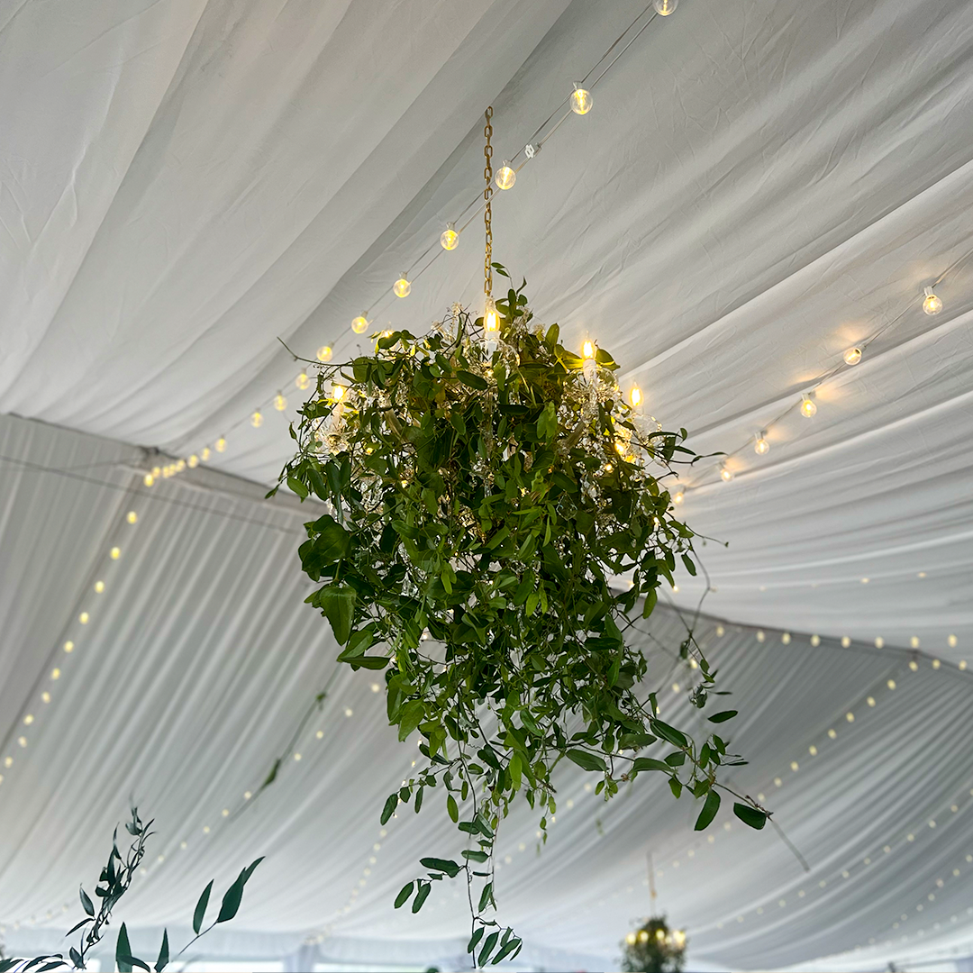 Greenery Tent Chandelier