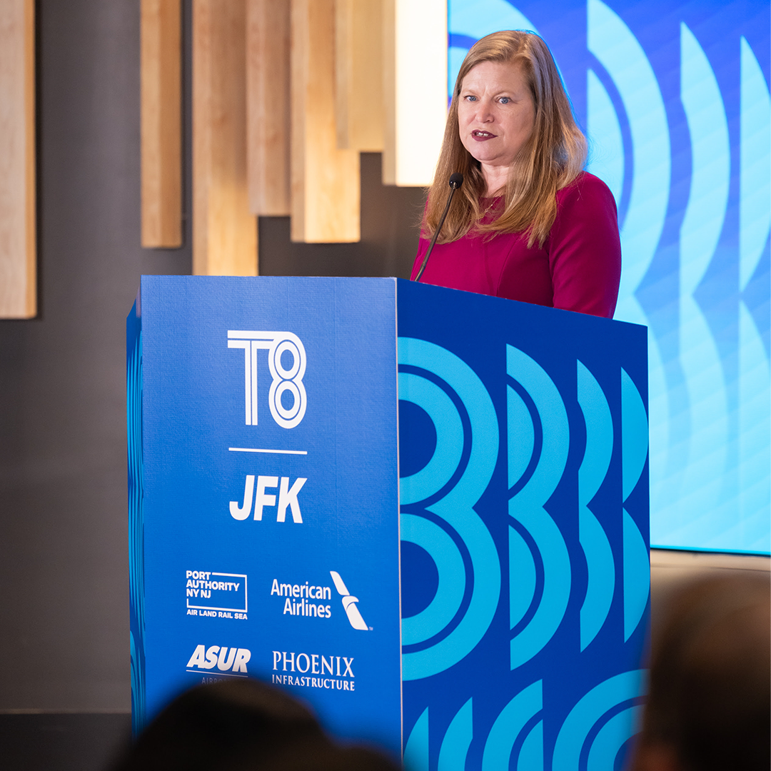 JFK Terminal 8 celebration