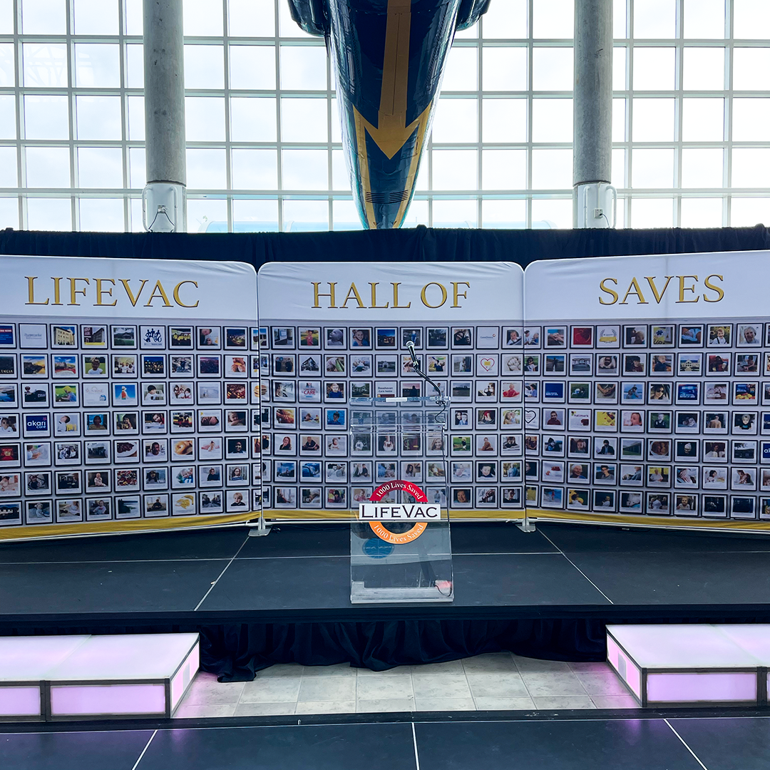 LifeVac 1,000 Lives Saved Custom Banner