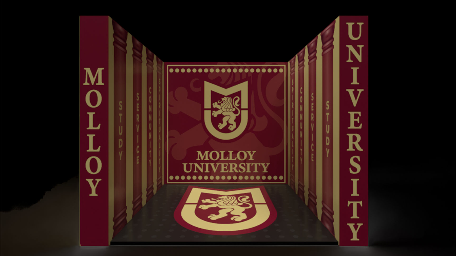 Custom University Photo Enclosure