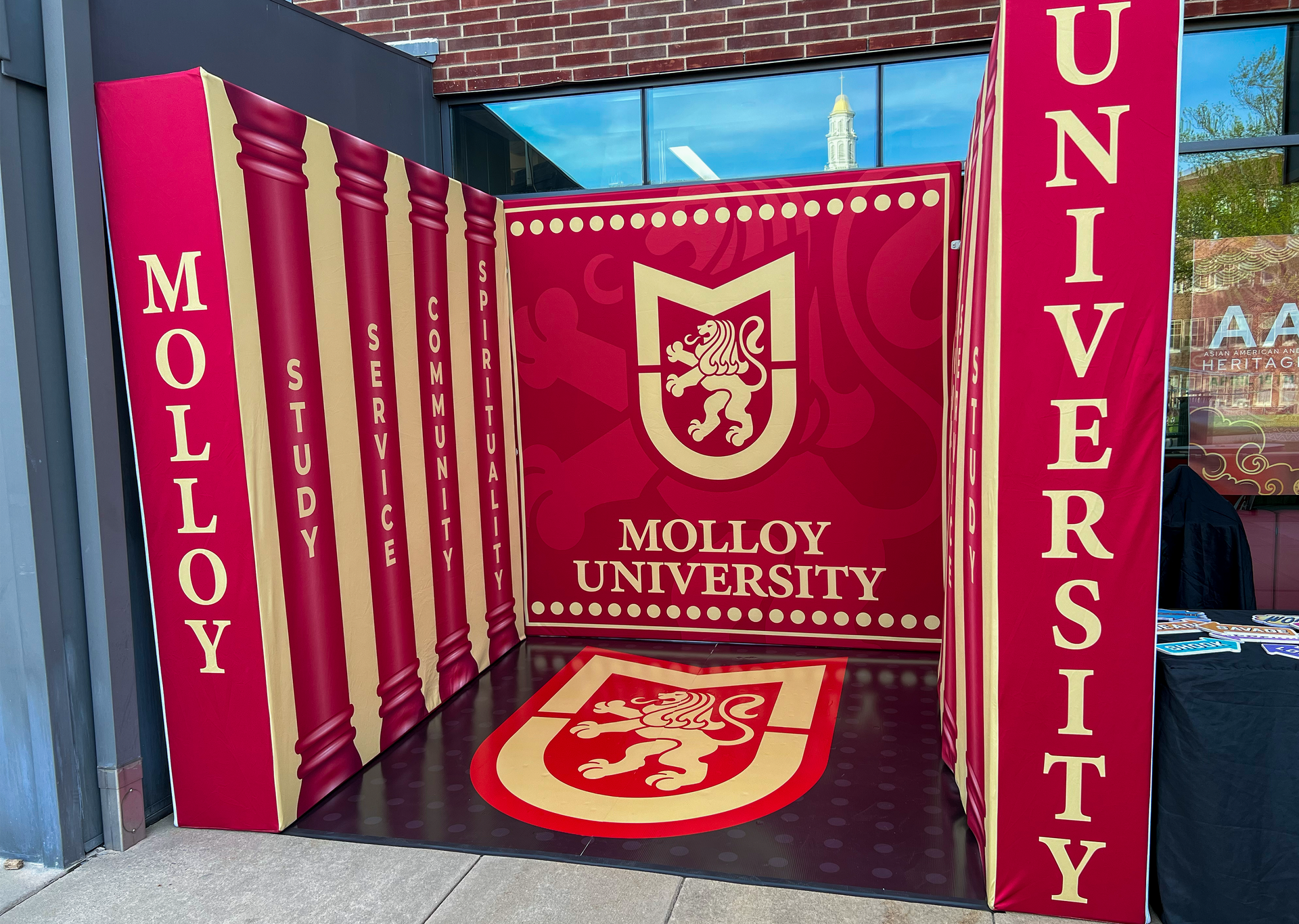 Custom University Photo Enclosure