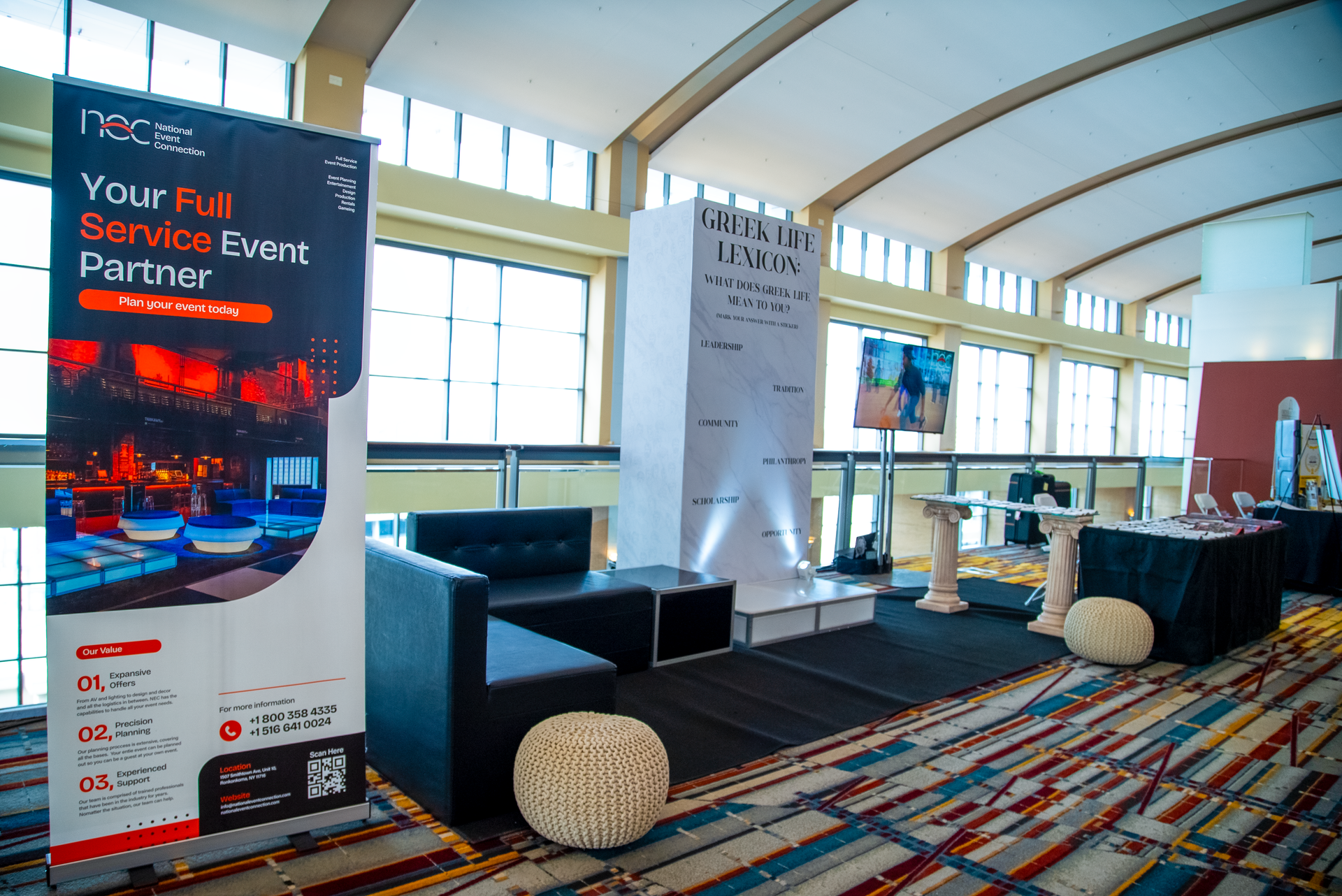 National Event Connection Lounge at NGLA Hartford Convention Center