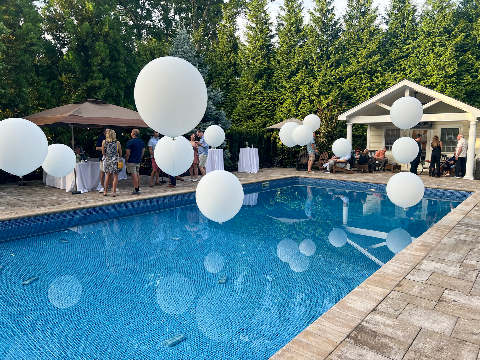 Pool Balloon Decor