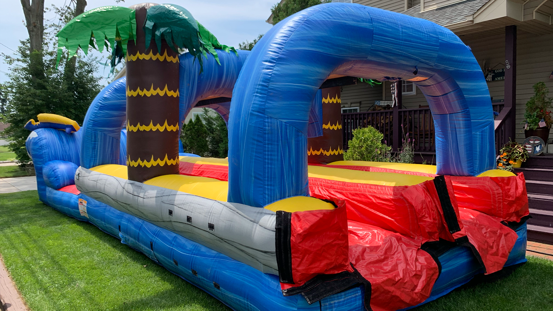 Inflatable Slip and Slide for rental.