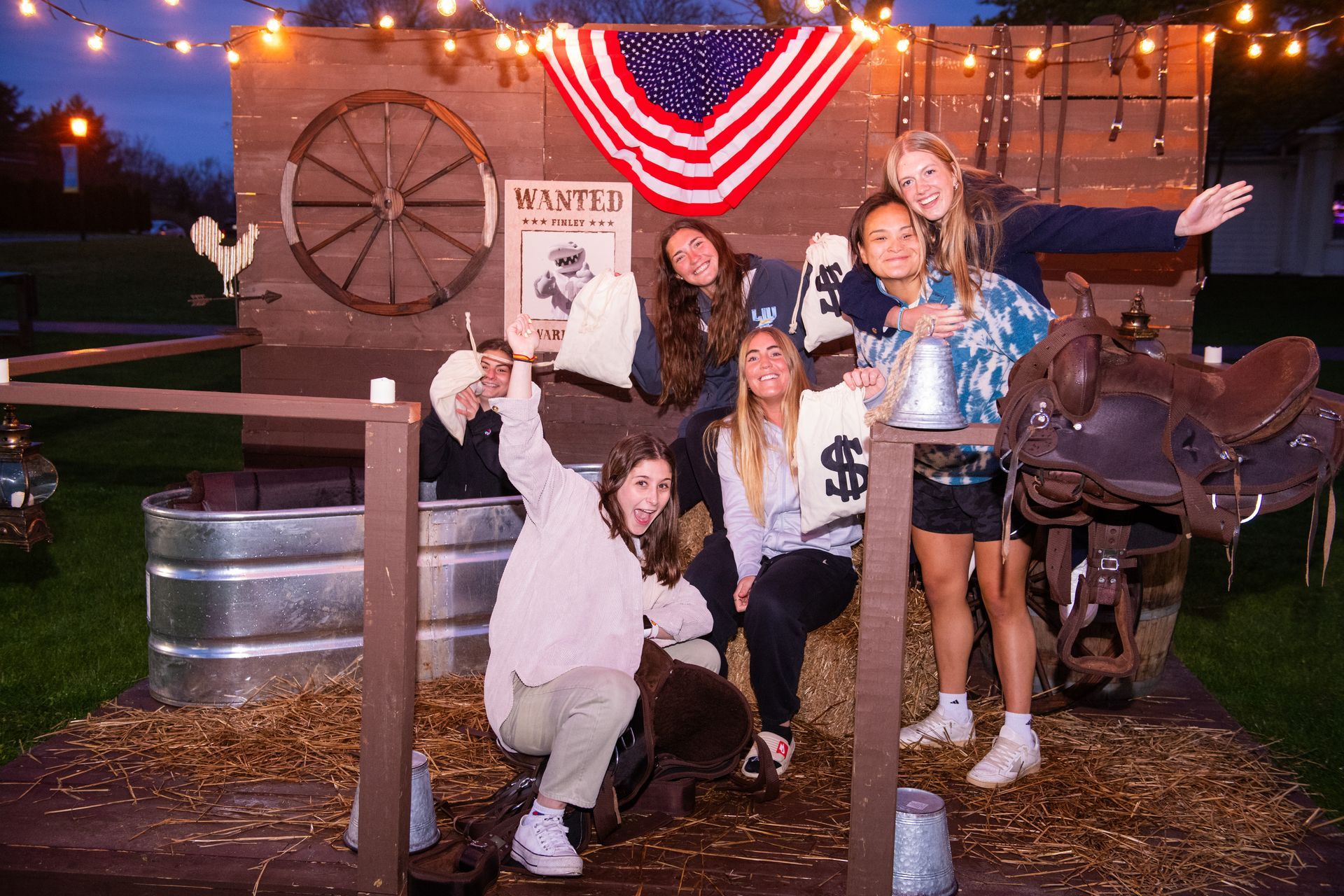 Western Themed Custom Photo Area