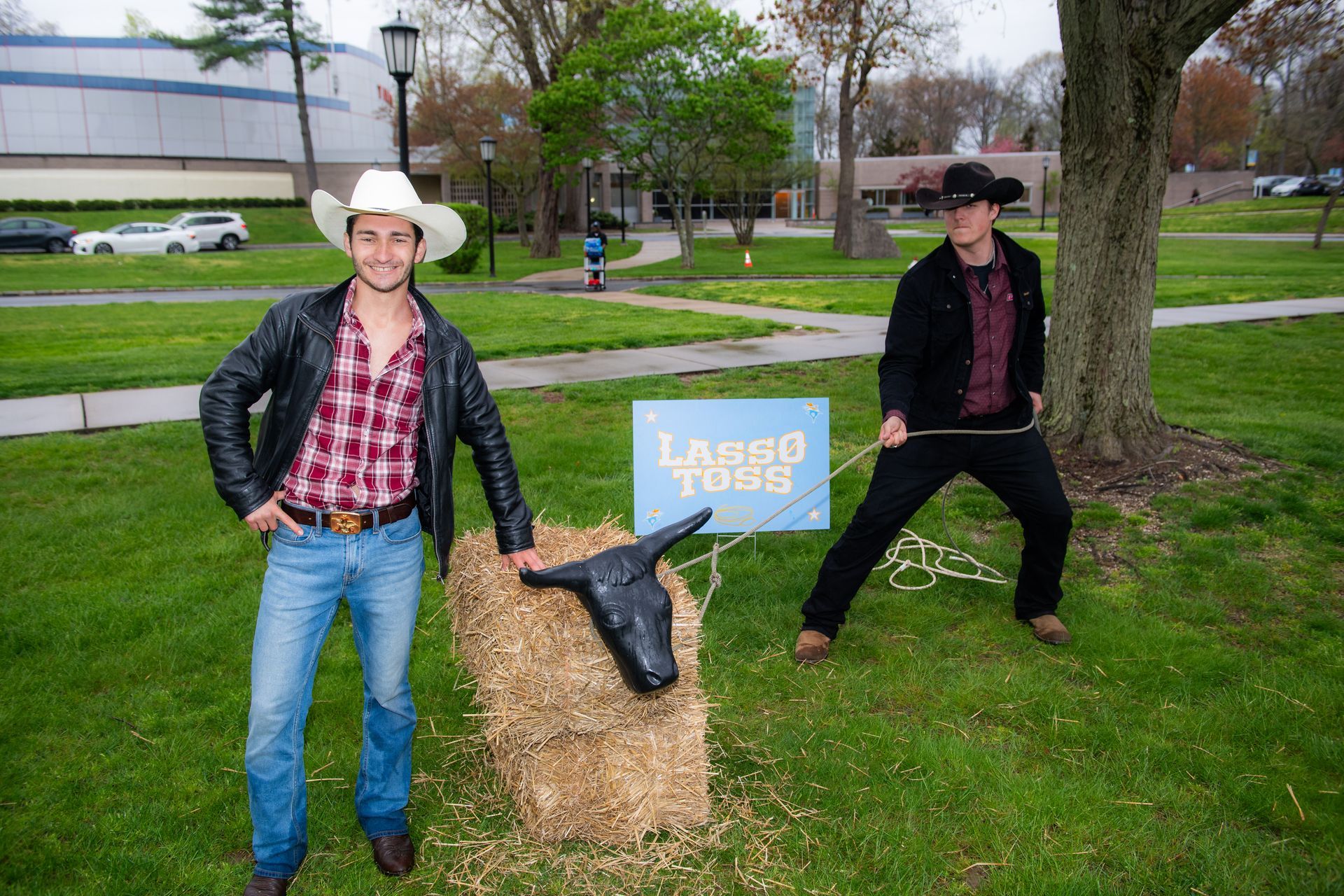 Lasso Toss western carnival game