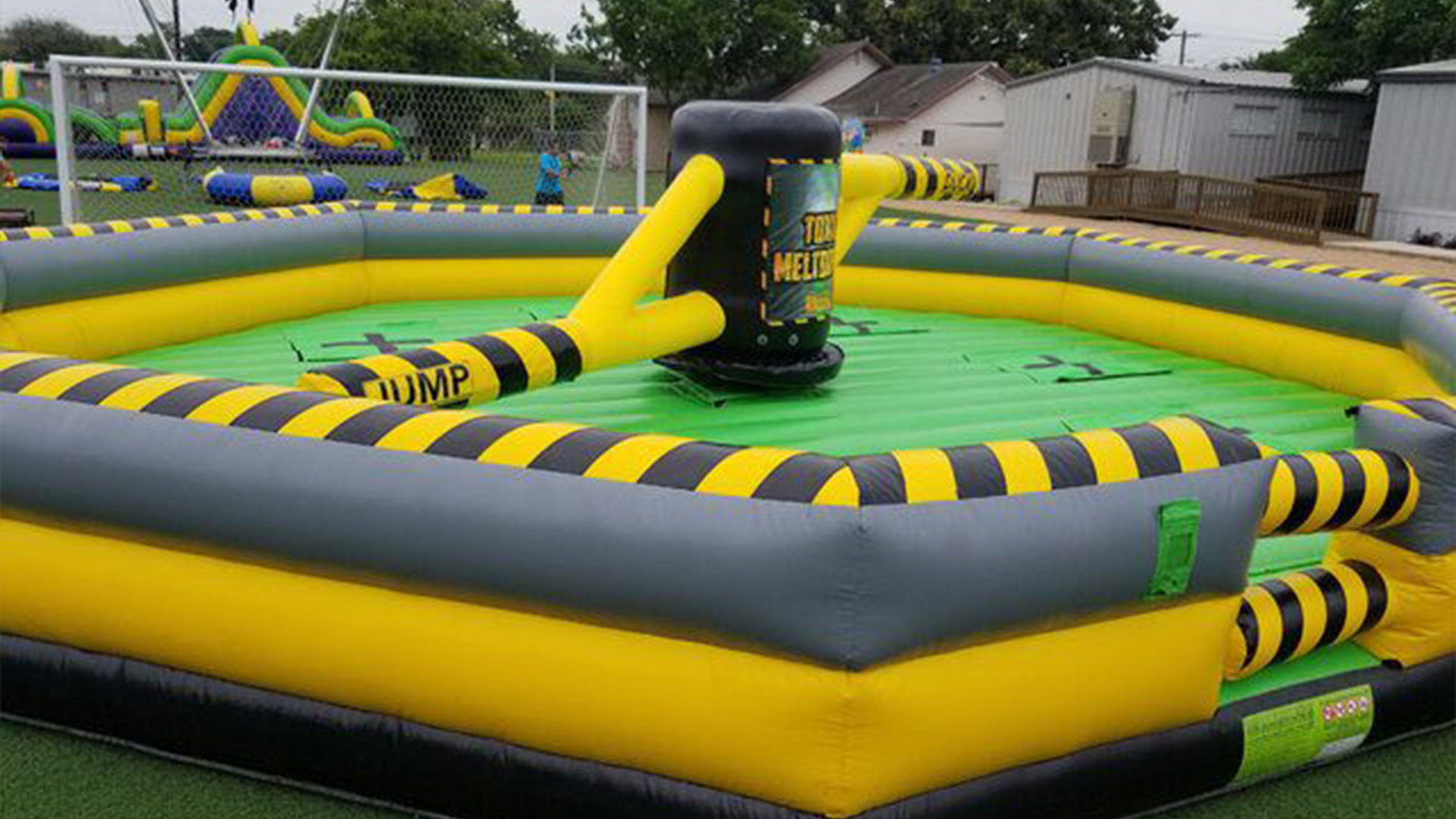 Inflatable Obstacle. Toxic Meltdown Inflatable