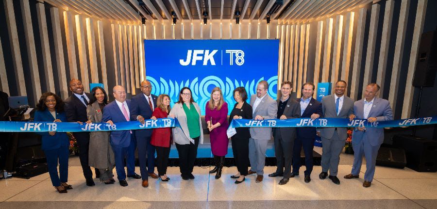 JFK Terminal 8 celebration