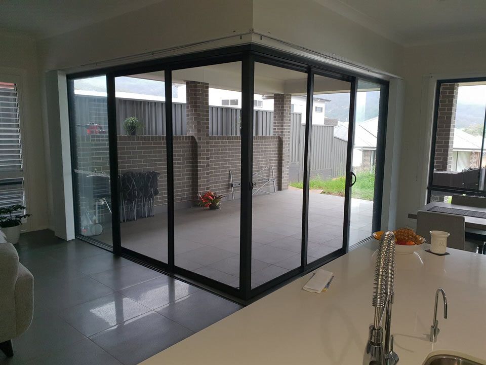 Black Security Screen — Security Doors in Wollongong, NSW