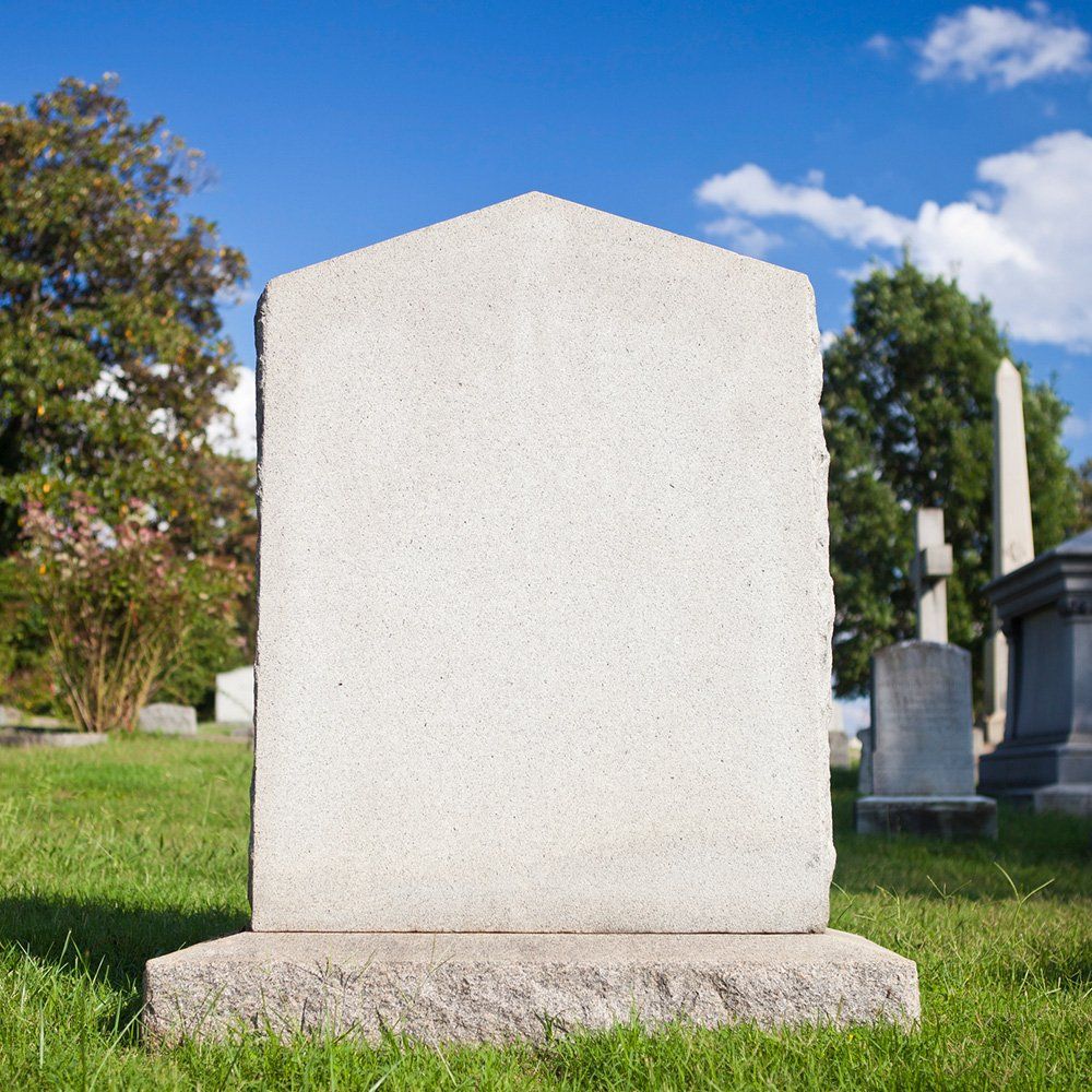 Blank Tombstone — Hazlehurst, GA — Silas Worth Monument Company