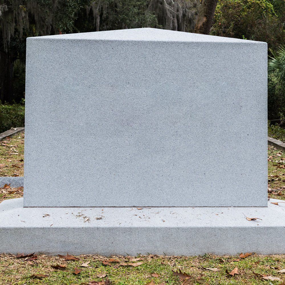 Empty Gravestone — Hazlehurst, GA — Silas Worth Monument Company