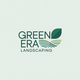 Logo: "Green Era Landscaping" with stylized leaf and waves in green against a light background.