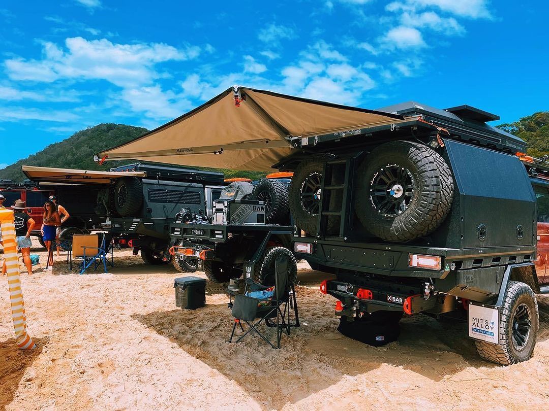 Close Up On Dark Towbar — Bomaderry Towbars & Mufflers In Bomaderry New South Wales