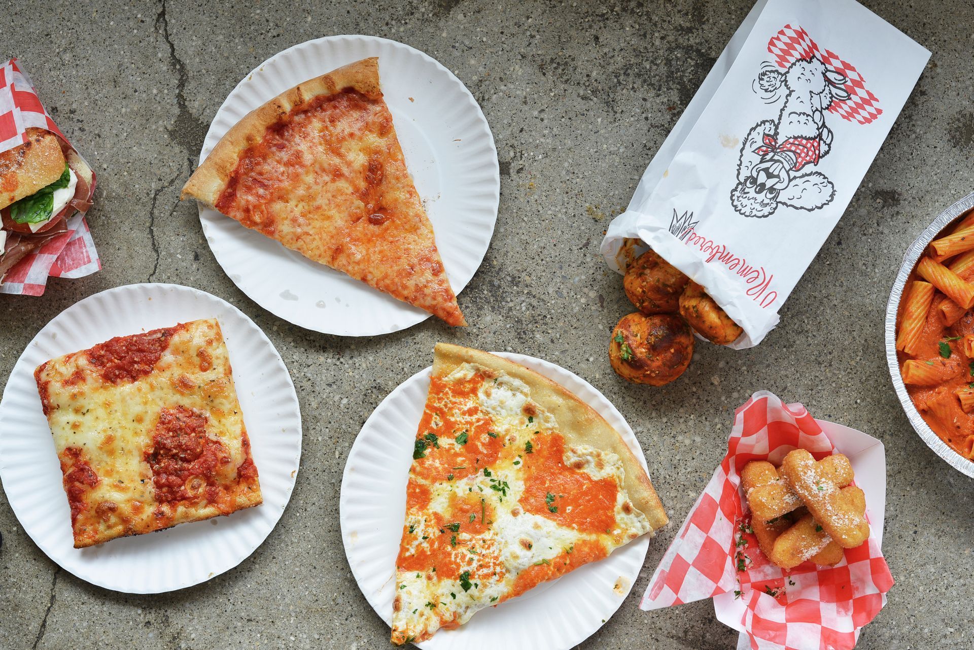 Enjoy fresh pizzas & Italian dishes at The Pizzeria. 