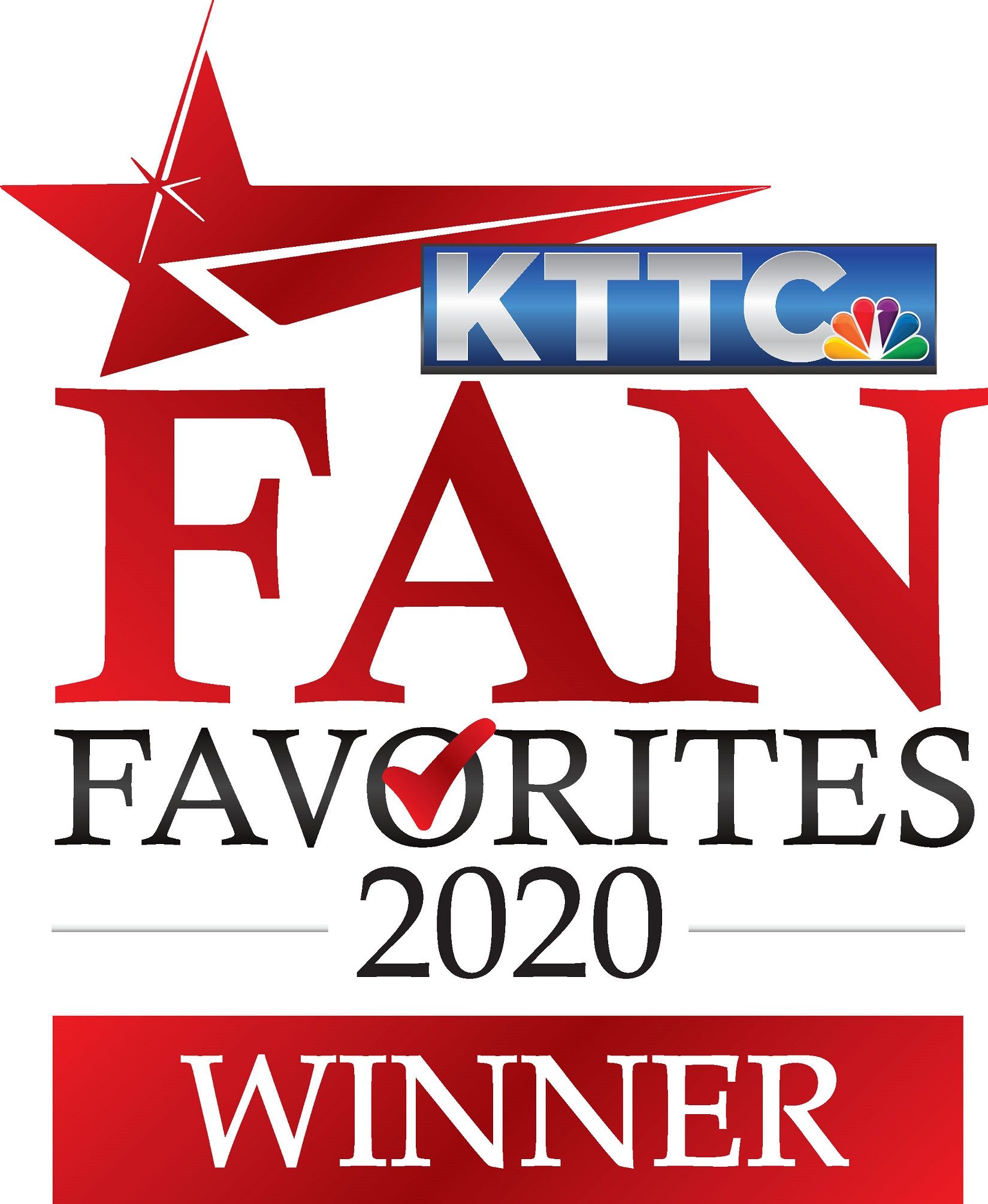 A logo for ktc fan favorites 2020 winner