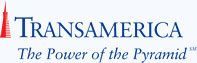 The logo for transamerica is the power of the pyramid.