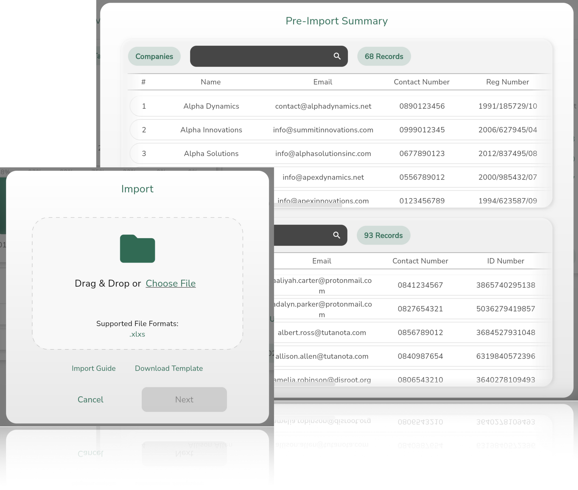 Tax Trove Online Accounting Software bulk client import