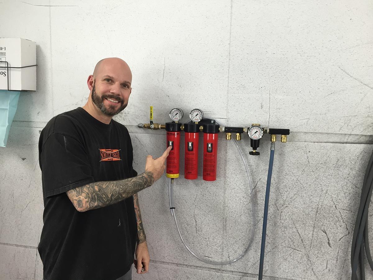 A Man With A Bunch Of Gauges — Santa Rosa, CA — Precision Frame and Body Shop
