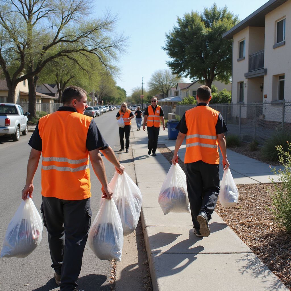 Surewin Strong Haulers volunteering in the El Paso community.