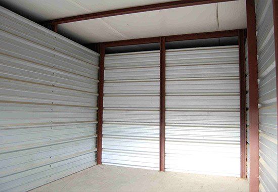 10x15 Storage Unit — Side view of 10x15 Storage Unit Interior in Dickson, TN