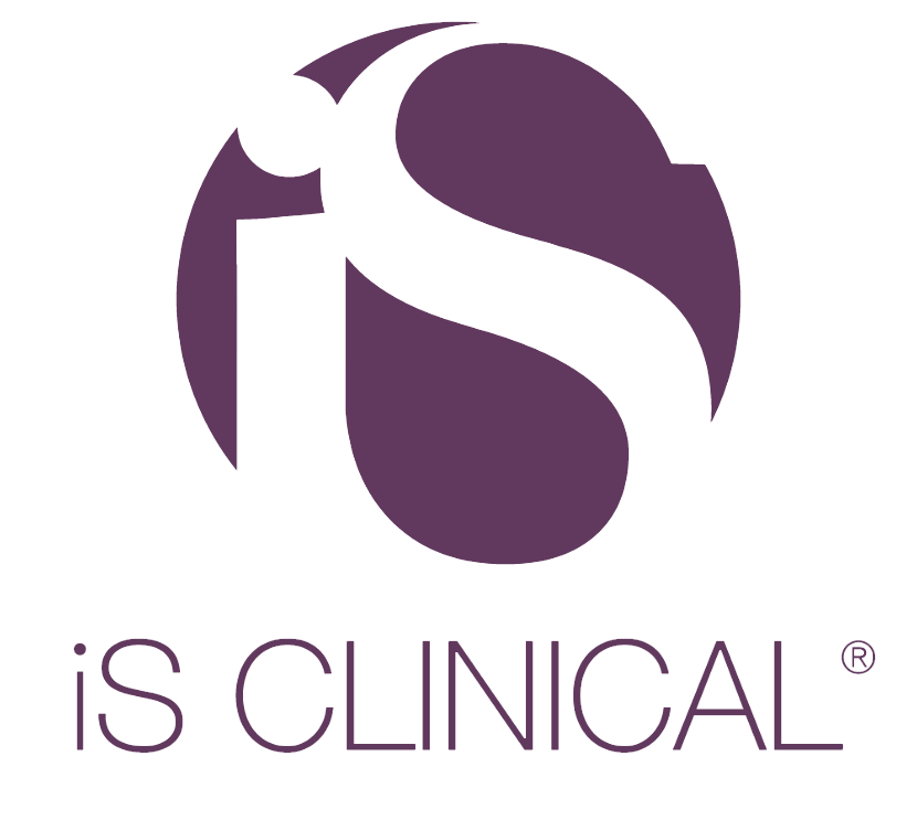 The logo for is clinical is a purple circle with a white s on it.