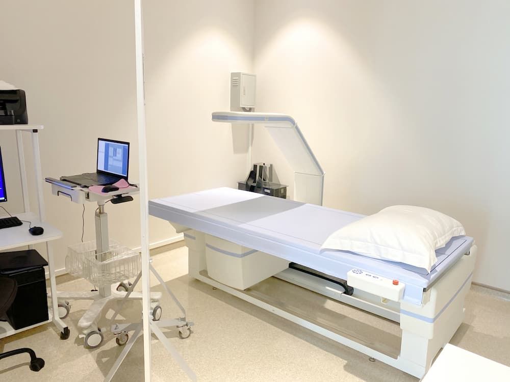 IV fluid drip bag hanging near bright green leaves in sunlight, symbolizing natural and holistic med