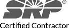 SRP Certified Contractor logo.