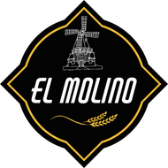 Un logotipo para El Molino con un molino de viento.