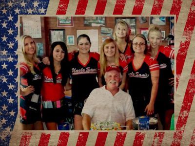 A group of staff members in 