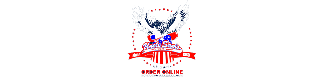 Logo featuring a stylized blue eagle over a red and white shield, with text below reading 