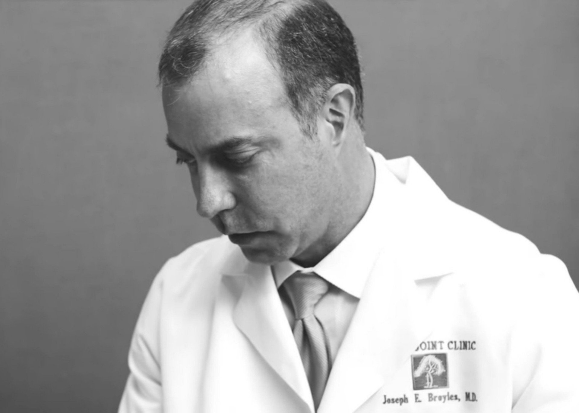 Dr. Joseph E. Broyles at the Cartilage Regeneration Center