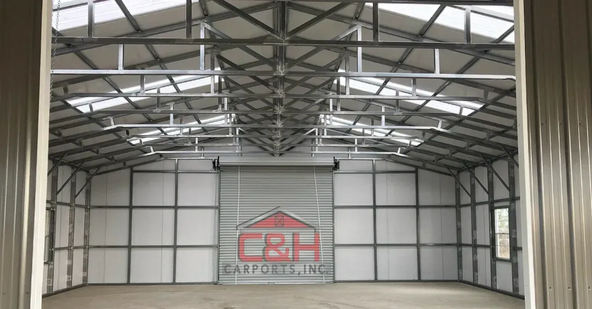 large metal building