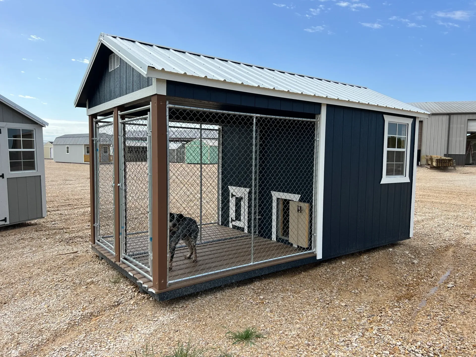 dog kennel for 2 dogs