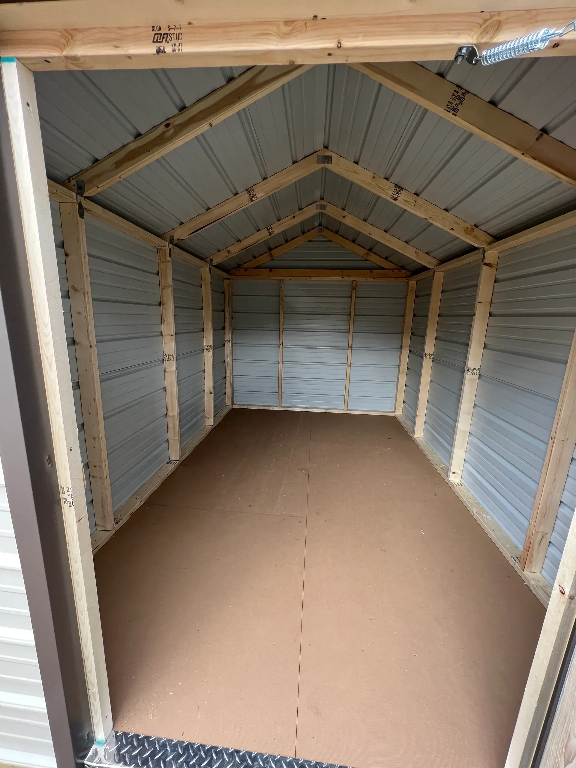 inside of shed