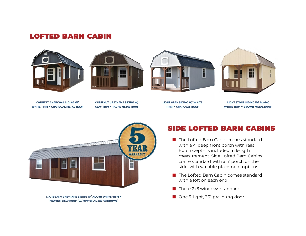 longhorn storage solutions cabins