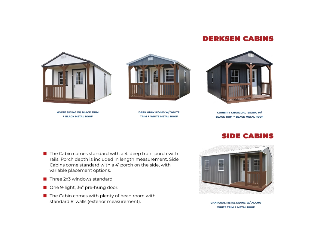 longhorn storage solutions information on cabins