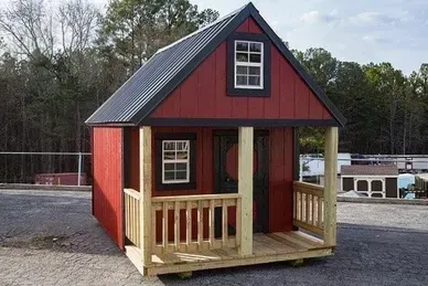 red playhouse