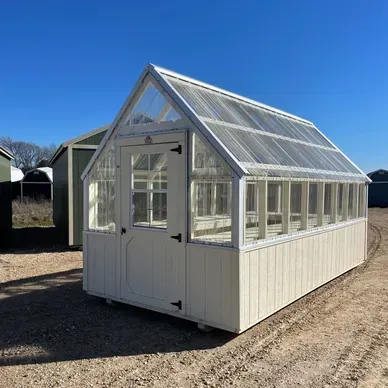white greenhouse
